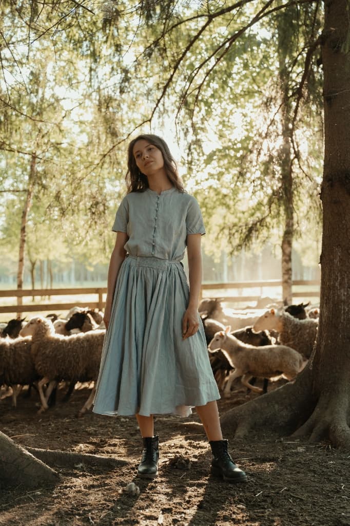 Son de Flor Linen Dress